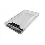 Фото HDD Rack Agestar 3UB2P6C (Transparent) Зовнішня кишеня 2.5", USB Type-C 3.2 Gen1, прозрачный