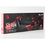 Изображение Клавиатура A4tech Bloody S510N Fire Black, механическая игровая, RGB подсветка #6 Фото Клавиатура A4tech Bloody S510N Fire Black, механическая игровая, RGB подсветка #6