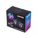Фото Акустическая система Maxxter CSP-U005RGB, 6 Вт, RGB подсветка, пульт ДУ, USB питание, черный цвет #4