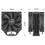 Изображение Cooler CPU PCCOOLER PALADIN EK6000 Black (PALADIN EK6000 B), TDP 250W, LGA115x/1700/AM4/AM5 #5 Фото Cooler CPU PCCOOLER PALADIN EK6000 Black (PALADIN EK6000 B), TDP 250W, LGA115x/1700/AM4/AM5 #5