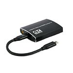 Переходник Cablexpert A-CM-HDMIF2-01 с USB-C на 2 HDMI, Аудио 3,5 - фото