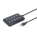 Изображение Концентратор HUB USB 2.0 Gembird UHB-U2P10P-01, 10 портов Фото Концентратор HUB USB 2.0 Gembird UHB-U2P10P-01, 10 портов