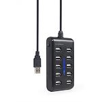 Изображение Концентратор HUB USB 2.0 Gembird UHB-U2P10P-01, 10 портов #3 Фото Концентратор HUB USB 2.0 Gembird UHB-U2P10P-01, 10 портов #3