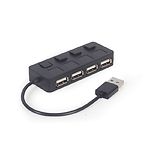 Изображение Концентратор HUB USB 2.0 Gembird UHB-U2P4-05, 4 порта Фото Концентратор HUB USB 2.0 Gembird UHB-U2P4-05, 4 порта