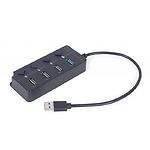 Изображение Концентратор HUB USB 3.1 Gembird UHB-U3P1U2P3P-01, 4 порта Фото Концентратор HUB USB 3.1 Gembird UHB-U3P1U2P3P-01, 4 порта