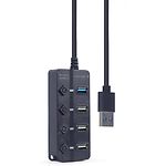 Изображение Концентратор HUB USB 3.1 Gembird UHB-U3P1U2P3P-01, 4 порта #3 Фото Концентратор HUB USB 3.1 Gembird UHB-U3P1U2P3P-01, 4 порта #3