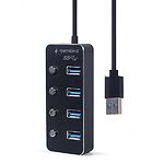 Изображение Концентратор HUB USB 3.1 Gembird UHB-U3P4P-01, 4 порта #3 Фото Концентратор HUB USB 3.1 Gembird UHB-U3P4P-01, 4 порта #3