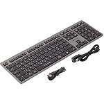 Изображение Клавиатура A4tech FBX50C Grey с ножничными переключателями, Wireless + Bluetooth, до 4-х устройств #5 Фото Клавиатура A4tech FBX50C Grey с ножничными переключателями, Wireless + Bluetooth, до 4-х устройств #5