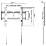 Изображение Настенное крепление Gembird WM-42F-01 для 23 - 42” (до 30 кг) VESA 200 x 200 мм #1 Фото Настенное крепление Gembird WM-42F-01 для 23 - 42” (до 30 кг) VESA 200 x 200 мм #1