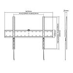 Изображение Настенное крепление Gembird WM-70F-01 для 37 - 70” (до 40 кг) VESA 600 x 400 мм #1 Фото Настенное крепление Gembird WM-70F-01 для 37 - 70” (до 40 кг) VESA 600 x 400 мм #1