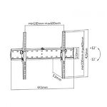 Изображение Настенное крепление Gembird WM-70T-02 для 37 - 70” (до 40 кг) VESA 600 x 400 мм #1 Фото Настенное крепление Gembird WM-70T-02 для 37 - 70” (до 40 кг) VESA 600 x 400 мм #1