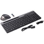 Фото Клавиатура+мышь A4tech FB2535CS Fstyler беспроводная, USB, Smoky Grey #4