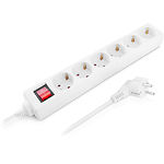 Изображение Фильтр-удлинитель сетевой REAL-EL RS-6 Protect M 3м White (EL122300033) Фото Фильтр-удлинитель сетевой REAL-EL RS-6 Protect M 3м White (EL122300033)