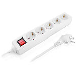 фото Фильтр-удлинитель сетевой REAL-EL RS-Protect M 5м White (EL122300029) 5 розеток