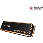 Фото SSD A-Data Legend 960 MAX 4TB M.2 2280 PCIe4x4 NVMe (ALEG-960M-4TCS) 7400/6800 MB/s #2