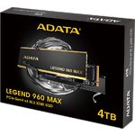 Фото SSD A-Data Legend 960 MAX 4TB M.2 2280 PCIe4x4 NVMe (ALEG-960M-4TCS) 7400/6800 MB/s #1