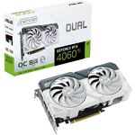Изображение Видеокарта ASUS GeForce RTX4060 Ti 8GB (DUAL-RTX4060TI-O8G-WHITE) Фото Видеокарта ASUS GeForce RTX4060 Ti 8GB (DUAL-RTX4060TI-O8G-WHITE)