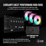Фото Cooler CPU Corsair iCUE H170i ELITE LCD XT Водяное охлаждение (CW-9060076-WW) 420мм
