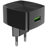 Изображение Сетевое ЗУ Hoco C70A Cutting-edge Black (6931474706638) , USB-A, QC3.0, 18W Фото Сетевое ЗУ Hoco C70A Cutting-edge Black (6931474706638) , USB-A, QC3.0, 18W