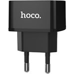 Изображение Сетевое ЗУ Hoco C70A Cutting-edge Black (6931474706638) , USB-A, QC3.0, 18W #1 Фото Сетевое ЗУ Hoco C70A Cutting-edge Black (6931474706638) , USB-A, QC3.0, 18W #1