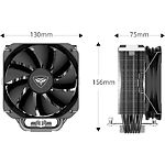 Фото Cooler CPU PCCOOLER K6 BK, TDP 240W #4