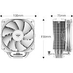 Изображение Cooler CPU PCCOOLER K6 WH, TDP 240W #2 Фото Cooler CPU PCCOOLER K6 WH, TDP 240W #2
