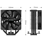 Изображение Cooler CPU PCCOOLER PALADIN EX400, TDP 180W, LGA1700/1200/115X/AM5/AM4 #2 Фото Cooler CPU PCCOOLER PALADIN EX400, TDP 180W, LGA1700/1200/115X/AM5/AM4 #2
