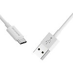 Фото Кабель BOROFONE BX22 White (BX22CW) USB/Type-C, 1м, 3A, PVC, PC connectors #1