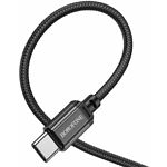 Фото Кабель BOROFONE BX87 Sharp Black (BX87CB) USB/Type-C, 1м, 3A #1
