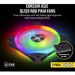 Фото Вентилятор 120мм Corsair QL120 RGB Triple Pack Black (CO-9050098-WW) #4