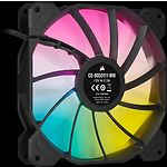 Фото Вентилятор 140мм Corsair iCUE SP140 RGB Elite Dual Pack Black (CO-9050111-WW) 2шт #3