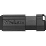 Фото USB Flash  128Gb VERBATIM PinStripe Black (49071) USB2.0