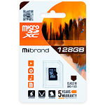 Фото microSD XC 128 GB Mibrand UHS-I U3 class 10 (MICDHU3/128GB) без переходника