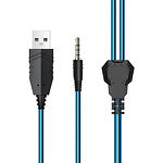 Изображение HOCO W105 Joyful gaming Blue (6931474754172) наушники с микрофоном накладные #2 Фото HOCO W105 Joyful gaming Blue (6931474754172) наушники с микрофоном накладные #2