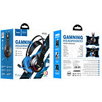 Изображение HOCO W105 Joyful gaming Blue (6931474754172) наушники с микрофоном накладные #4 Фото HOCO W105 Joyful gaming Blue (6931474754172) наушники с микрофоном накладные #4