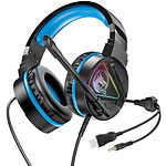 Изображение HOCO W104 Drift gaming Blue (6931474749826) наушники с микрофоном накладные Фото HOCO W104 Drift gaming Blue (6931474749826) наушники с микрофоном накладные
