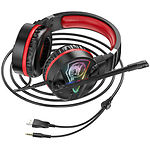 Изображение HOCO W104 Drift gaming Red (6931474749819) наушники с микрофоном накладные #2 Фото HOCO W104 Drift gaming Red (6931474749819) наушники с микрофоном накладные #2
