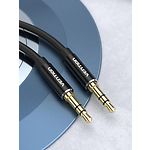 Фото Кабель Vention (BAXBF), Black AUX audio cable 1м, 3.5мм 3pin джек/3.5мм 3pin джек #3