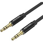 Изображение Кабель Vention (BAXBJ), Black AUX audio cable 5м, 3.5мм 3pin джек/3.5мм 3pin джек Фото Кабель Vention (BAXBJ), Black AUX audio cable 5м, 3.5мм 3pin джек/3.5мм 3pin джек
