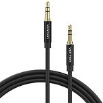 Изображение Кабель Vention (BAXBJ), Black AUX audio cable 5м, 3.5мм 3pin джек/3.5мм 3pin джек #1 Фото Кабель Vention (BAXBJ), Black AUX audio cable 5м, 3.5мм 3pin джек/3.5мм 3pin джек #1