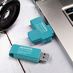 Фото USB Flash 32Gb A-DATA UC310 Eco Green USB 3.2 (UC310E-32G-RGN) #3