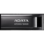 Фото USB Flash 64Gb A-DATA UR340 Black USB 3.2 (AROY-UR340-64GBK)