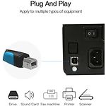 Фото Кабель Vention (VAS-A16-B300), 3м, black, USB AM/BM, для принтера #4