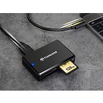 Фото Картридер ext USB 3.1 Transcend TS-RDC8K2 USB3.1 Gen1 Type-C (SD/microSD/Compact Flash) Black #4