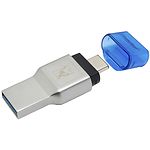 Фото Картридер Kingston USB 3.1 Type-A + Type-C (FCR-ML3C) microSD