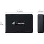 Фото Картридер Transcend TS-RDF9K2 USB 3.1, UHS-II (SD/microSD/Compact Flash) Black #5