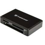 Картридер Transcend TS-RDF9K2 USB 3.1, UHS-II (SD/microSD/Compact Flash) Black - фото