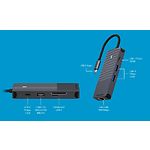 Изображение Концентратор HUB USB 3.1 RAPOO UCM-2004, 8-in-1 Type-C --> 2*HDMI+2*USB3.0+RJ-45+2*Type-C+Audio+SD/m Фото Концентратор HUB USB 3.1 RAPOO UCM-2004, 8-in-1 Type-C --> 2*HDMI+2*USB3.0+RJ-45+2*Type-C+Audio+SD/m