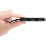 Изображение Концентратор HUB USB 3.0 Transcend SuperSpeed TS-HUB2K, 4 x USB 3.1 Gen 1 Фото Концентратор HUB USB 3.0 Transcend SuperSpeed TS-HUB2K, 4 x USB 3.1 Gen 1