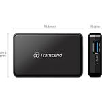 Фото Концентратор HUB USB 3.0 Transcend SuperSpeed TS-HUB3K на 4 порта #1